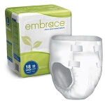 Professional Medical Embrace Ultimate-absorbency Brief with Leakage Barrier Large, 45