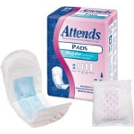 Attends  Bladder Control Pads, Extra, 10.5