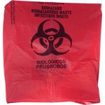 Medical Action Industries Biohazard Bags, 1-1/5mL 25 x 34, Transport Biohazardous and Infectious Waste, Alternate Care Clinic - CA of 250 EA