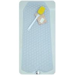 Mabis DMI Healthcare No-skid Cushioned Bath Mat, 15-3/4