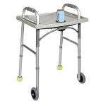 Universal Walker Tray with Cup Holder, Size: 23