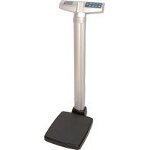 Health O Meter Scales Waist High Digital Scale 500 lb Capacity, Gray, Durable Non-skid Platform Mat - 1 EA
