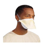 Kimberly Clark Prof PCM2000 Mask with Polyurethane Headbands Regular, Pouch-style, with Earloops - BX of 50 EA