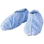 Kimberly Clark Prof Non-sterile Clean Room Shoe Cover with Traction Strips Medium/Large, Latex-free, Sewn Seams, 3-layer SMS Fabric - CA of 300 EA
