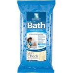 Sage Products Fragrance-Free Comfort Bath  Cleansing Washcloths, Heavyweight, Non-Irritating - CA of 44 PK