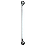 Knurled Grab Bar, Chrome, 18