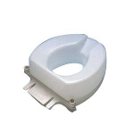 Maddak Inc Tall-Ette  Elevated Toilet Elongated Seat with Lok-In-El  Bolt-down Bracket 2