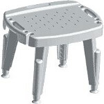 Maddak Inc Bath Safe Adjustable Shower Seat with Arms Retail 300lb, 22-1/2