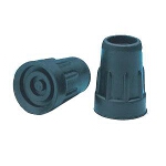 Medline Industries Guardian  Cane Tip with Reinforcing Metal Insert, Black, 7/8