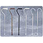 Medline Industries Guardian  Unipose  Offset Handle Cane with Wrist Strap, Bronze Slim, 31