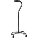 Carex Health Brands Extra Bariatric Quad Cane Large Black, 30