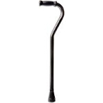 Carex Health Brands Extra Bariatric Offset Cane Black, 29