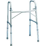 Carex Health Brands Dual-button Extra-wide Walker 24-1/2