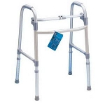 Carex Health Brands Single-button Folding Walker 21