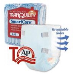 Tranquility SmartCore Disposable Brief Medium White 32