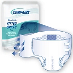 Compaire Breathable Adult Fitted Briefs Medium 32
