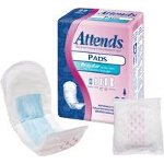 Attends  Bladder Control Pads, Regular, 8.5